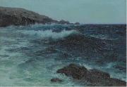 Lionel Walden Hawaiian Coastline, oil painting by Lionel Walden painting